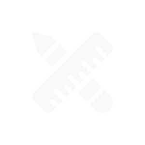 Pencil and ruler crossed on black background.