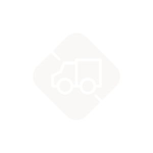 Truck icon in black and white design.